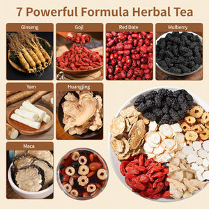 Organic Herbal Vitality Tea — Natural Energy & Daily Wellness