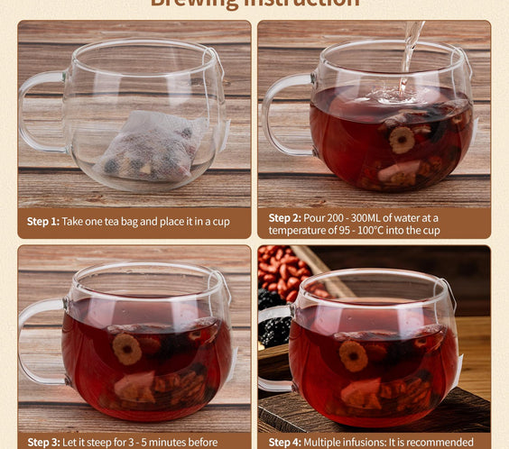 Organic Herbal Vitality Tea — Natural Energy & Daily Wellness