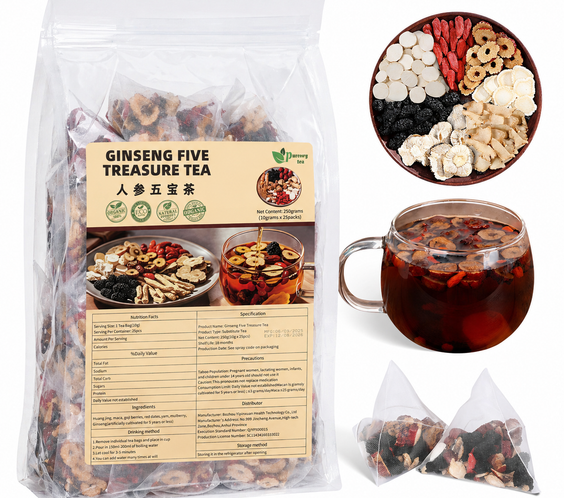 Organic Herbal Vitality Tea — Natural Energy & Daily Wellness